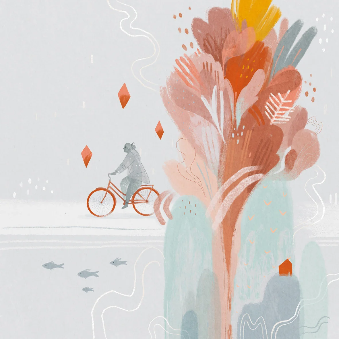 Stay Home - Illustration