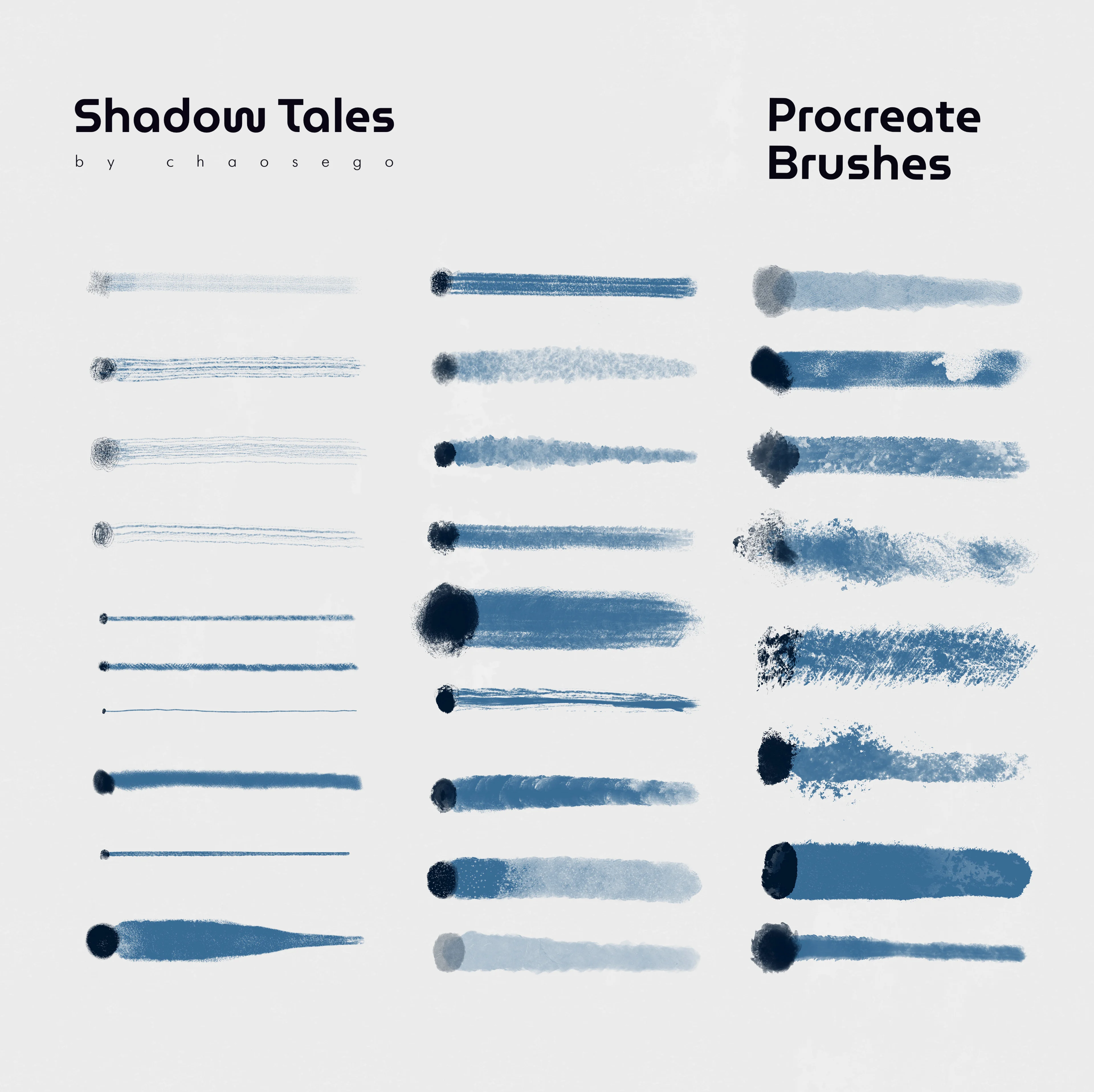 Shadow tales Procreate brushes - Image 8