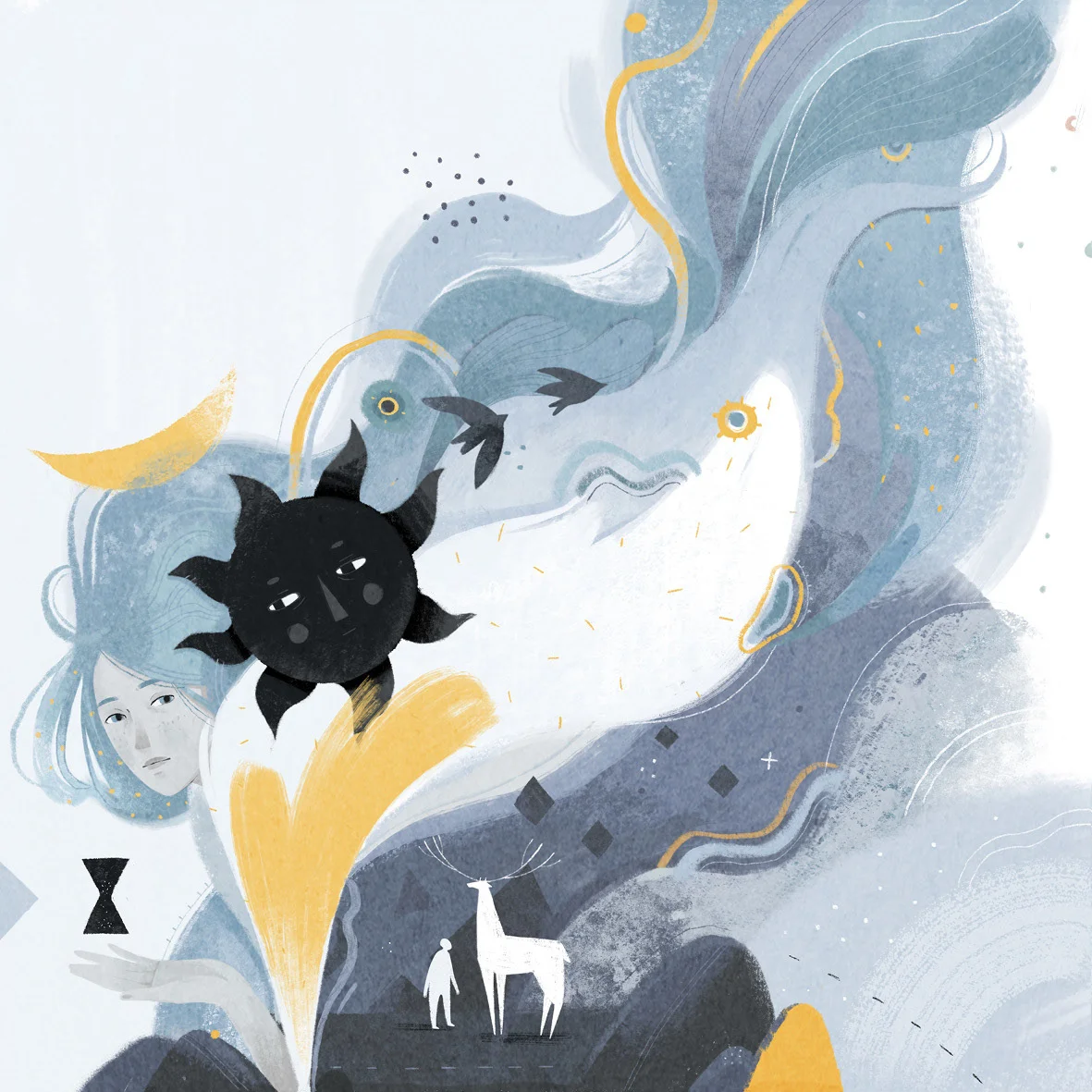 "Stay home" Series of illustrations - Image 17