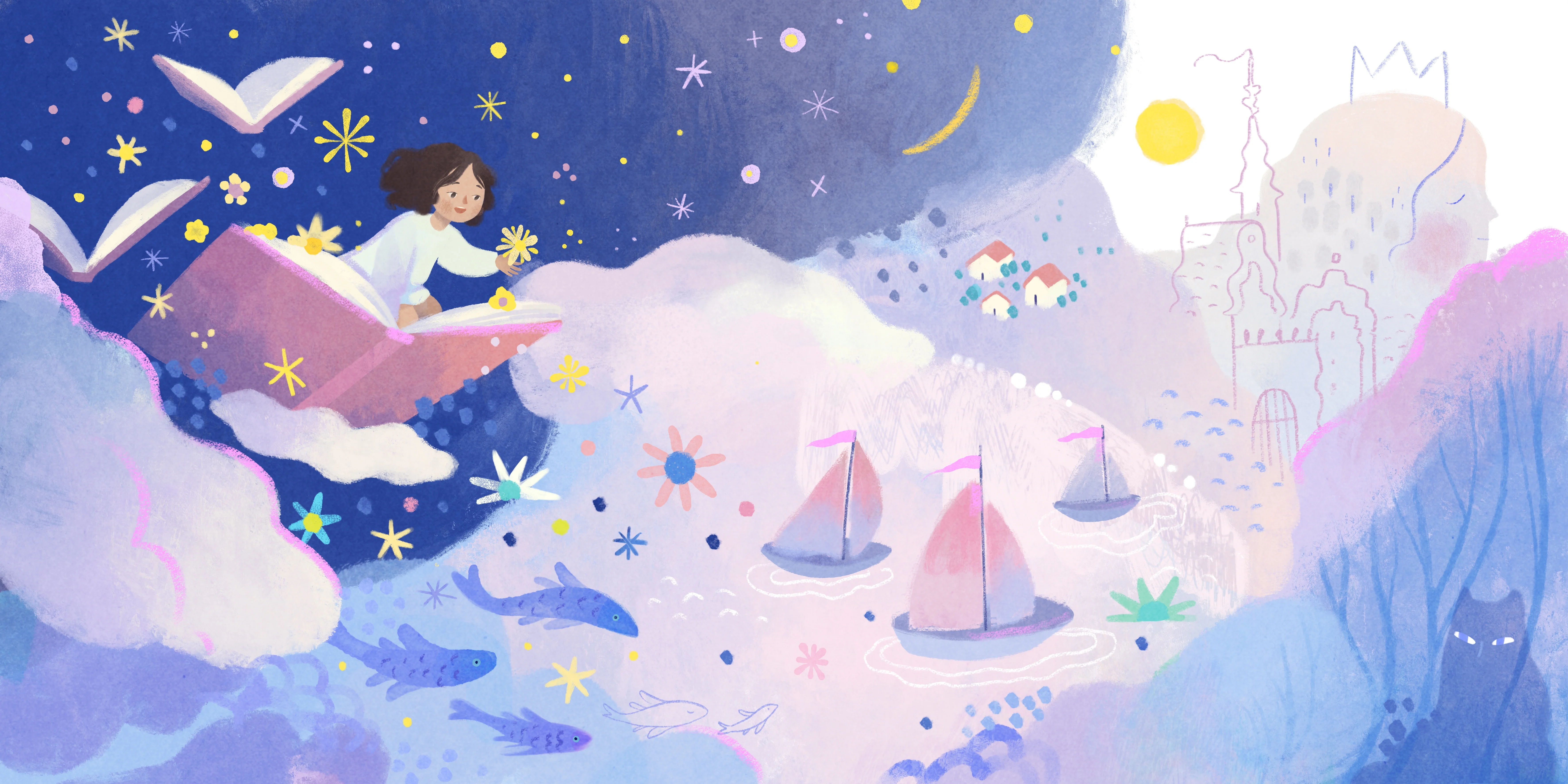 A Book About Books - Illustration