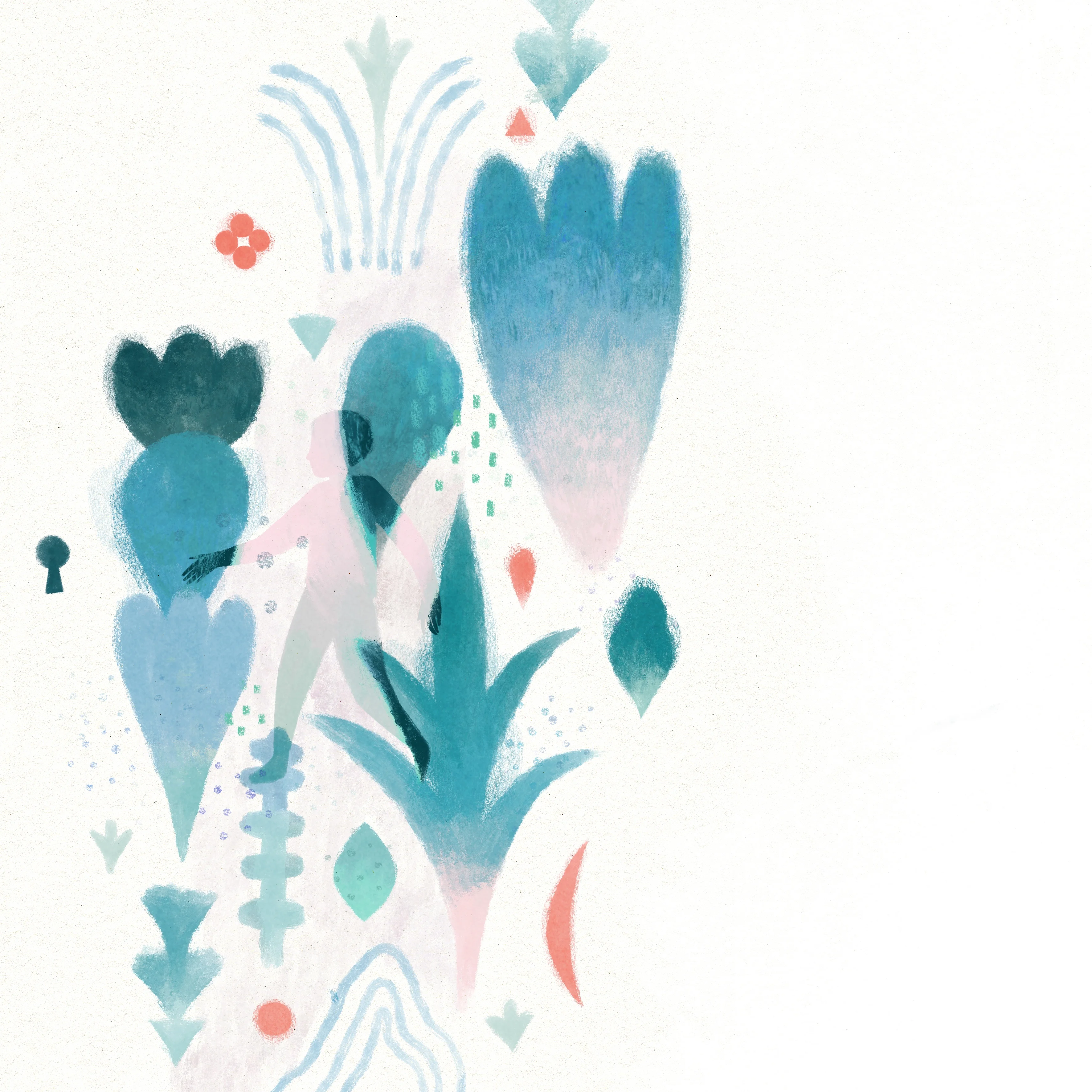 Summer In Flowers - Illustration