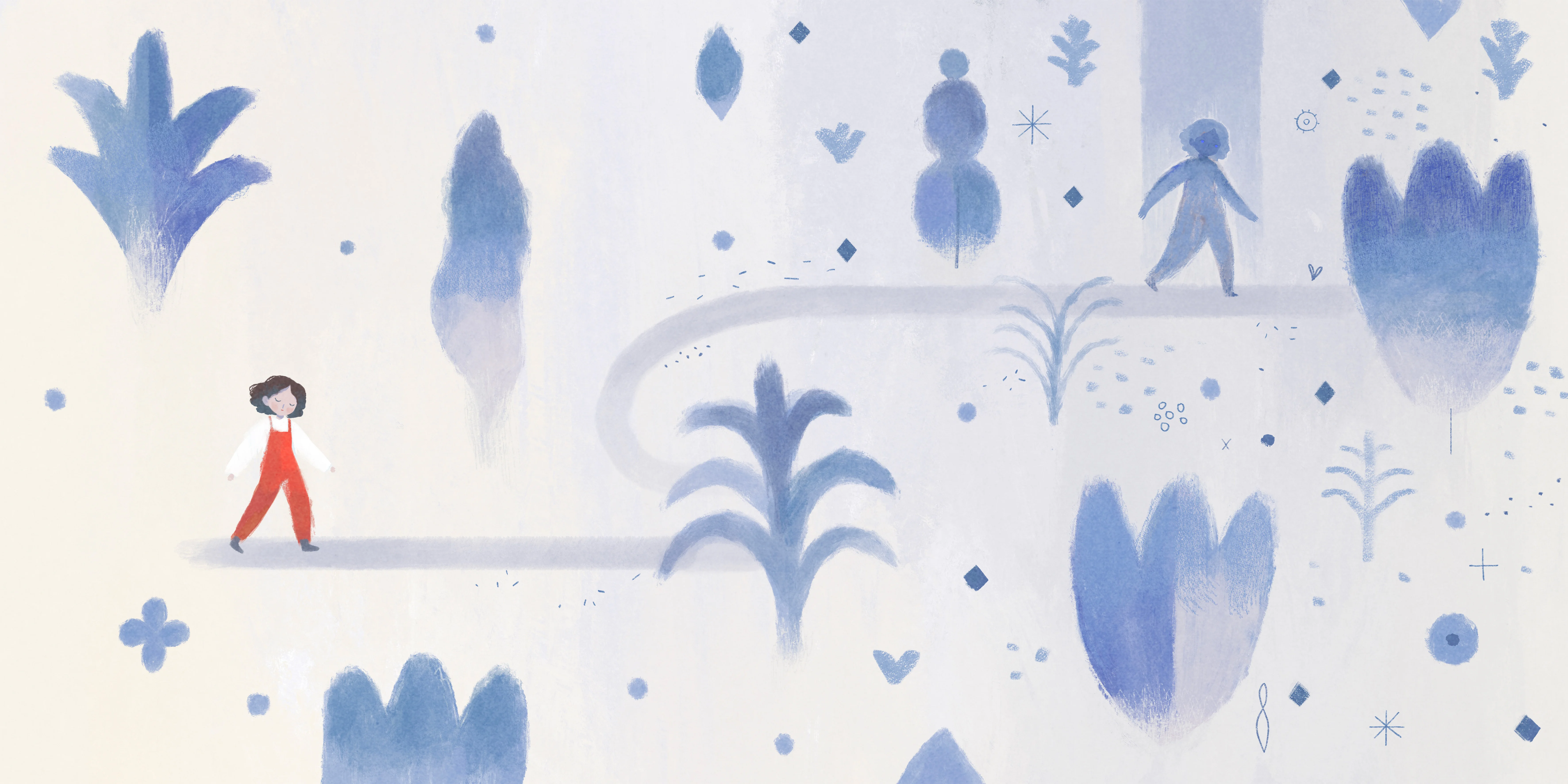 The Runaway Shadow - Illustration