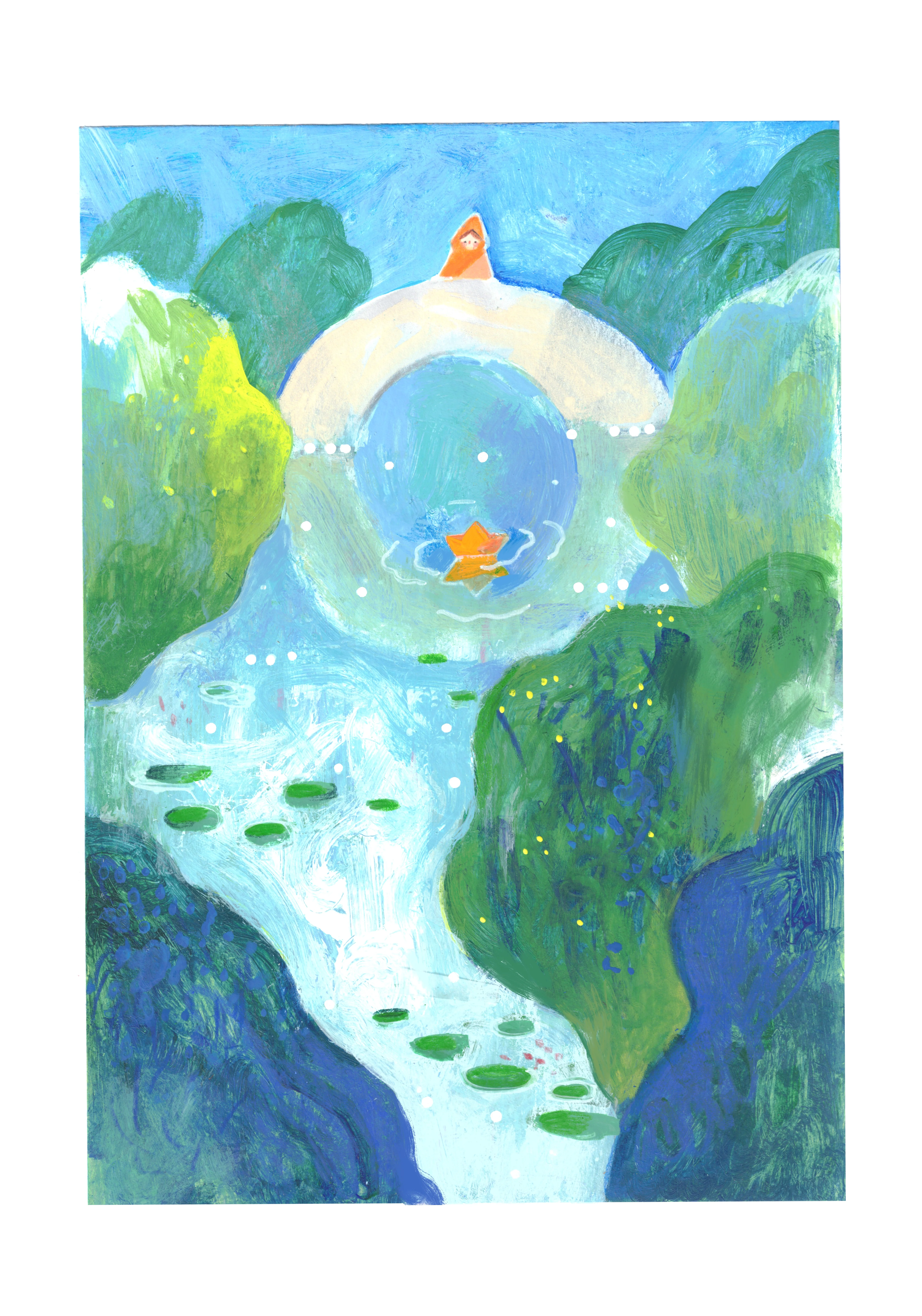 Acrylic dreams - Illustration